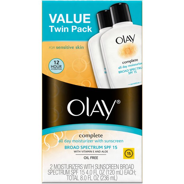 Olay Complete All Day Facial Moisturizer with Broad Spectrum SPF 15 for