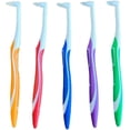 thumbnail image 1 of 2 Pcs Brosses à Dents Tuftées Rouges et Jaunes pour Bout de Brosse et Interstice, Brosse à Dents Tuftée Simple, Brosse à Dents Interdentaire Souple et Compacte pour Brosses à Dents Orthodontiques et Manuelles, 1 of 5