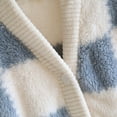 thumbnail image 7 of FDGIU Women's Fleece Pajama Jacket‌, Oversized V-Neck Cardigan Coat with Pockets, Cozy Winter Sleepwear & Loungewear, 7 of 7