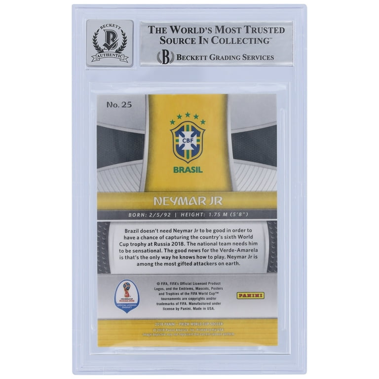 Neymar Jr. Brazil National Football Team Autographed 2018 Neymar Jr. Brazil National Football Team Autographed 2018