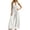 White, variant on Avolia Women's French Style Sleeveless Jumpsuit Elegant Neckline Romper Casual Wide Leg Wear