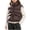 Brown, variant on StSilkitty Puffer Vest for Boys Girls Zip up Sleeveless Stand Collar Jacket Coat Fall Winter Warm Outerwear with Pockets