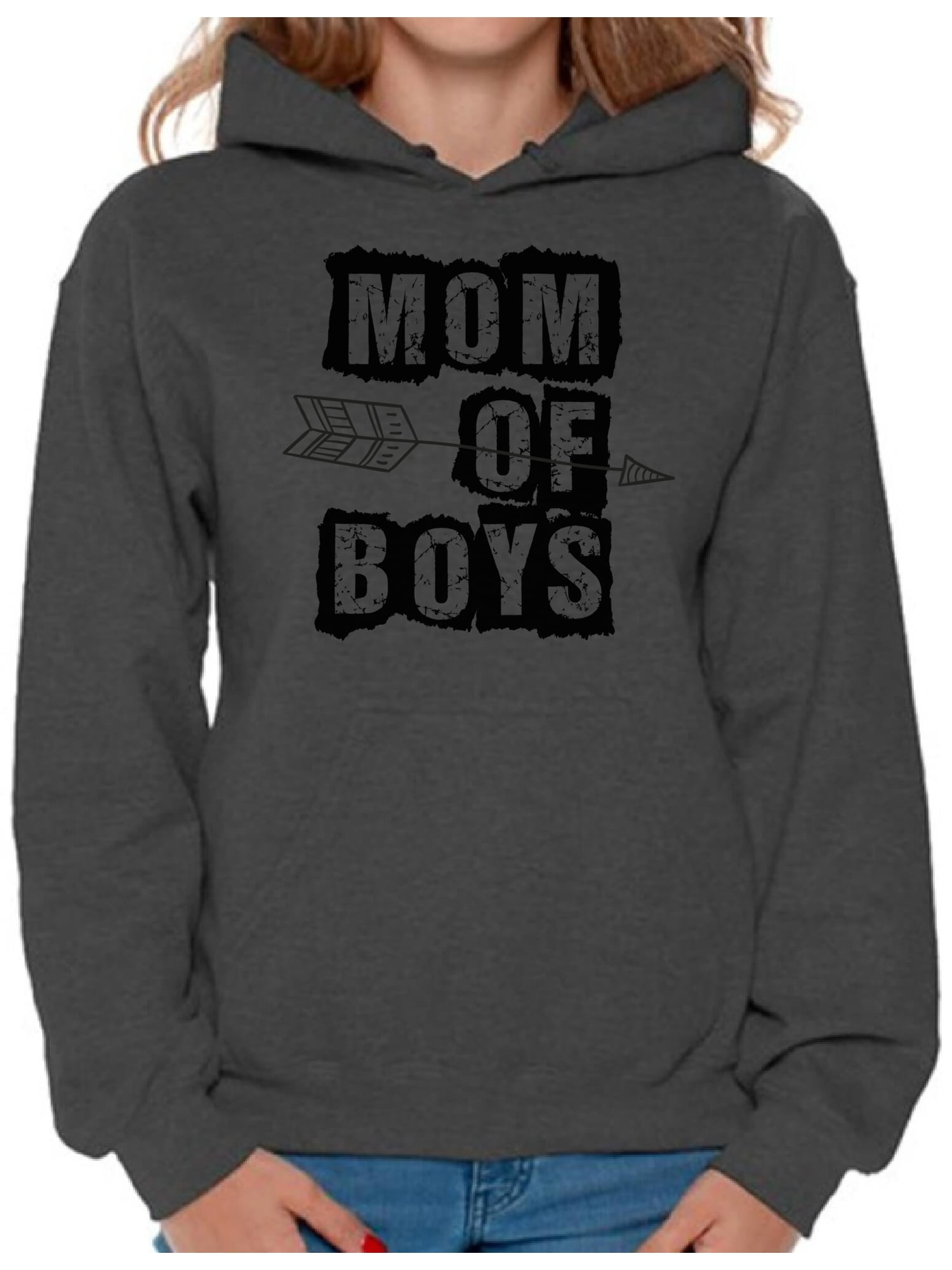 mom of boys hoodie