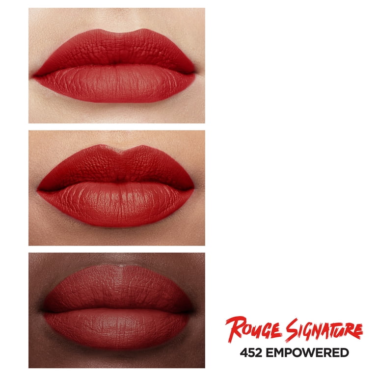 L'Oreal Paris Rouge Signature Matte Lip Stain, 0.23 oz, High