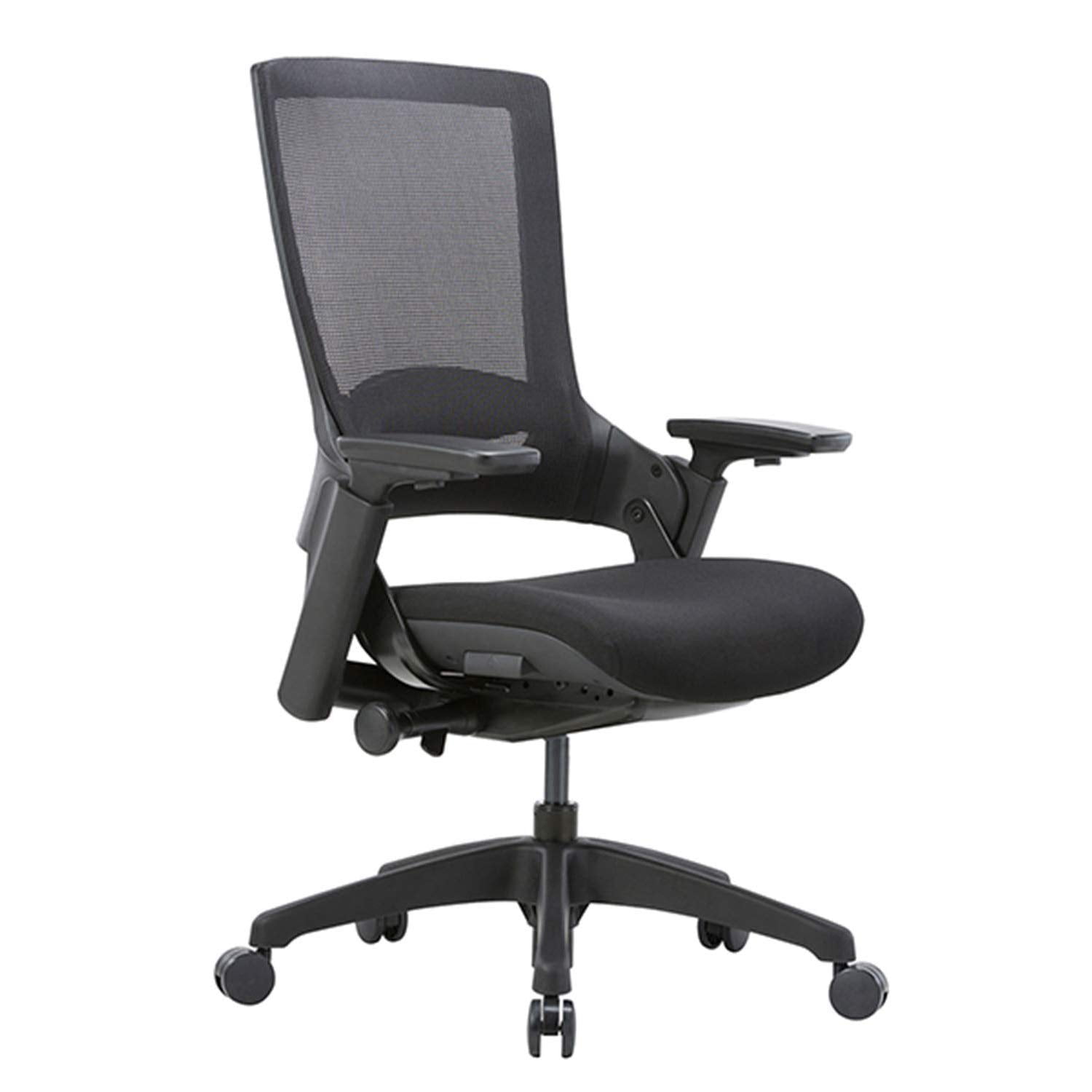 CLATINA Ergonomic High Swivel Executive Chair with Adjustable Height 3D Arm Rest Lumbar Support and Mesh Back for Home Office BIFMA Certified Black