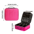 thumbnail image 2 of Fiudx Bolsa de Viaje, Estuche para Cosméticos y Comparabilidad, Organizador de Viaje de Nailon Resistente, Neceser con Asaportátil, Organizador para Brochas de Maquillaje, Perfecto para Viajeros, Dis, 2 of 2
