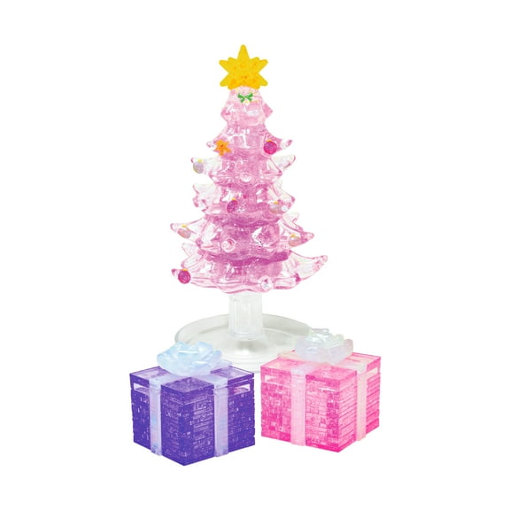 AreYouGame.com 3D Crystal Puzzle - Pink Perfection Christmas Bundle: 145 Pcs