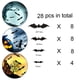 thumbnail image 4 of Pegatinas de pared de murciélagos 3D, suministros para fiesta de Halloween 28PCS, 4 of 9