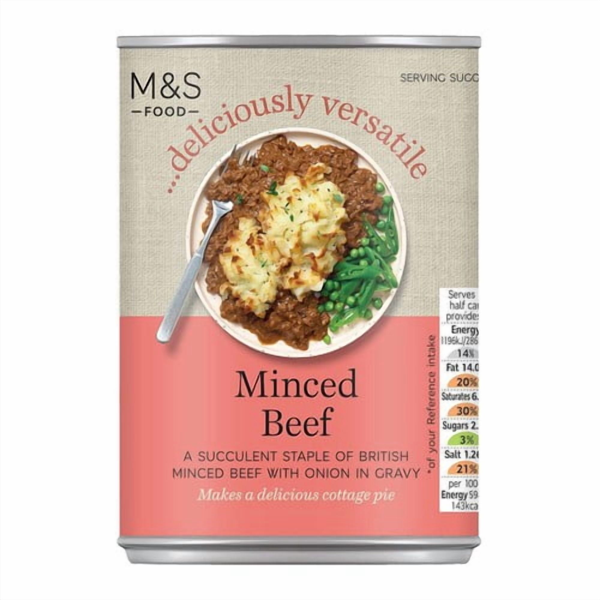 M&S Minced Beef 400g, British Import (Pack of 3)