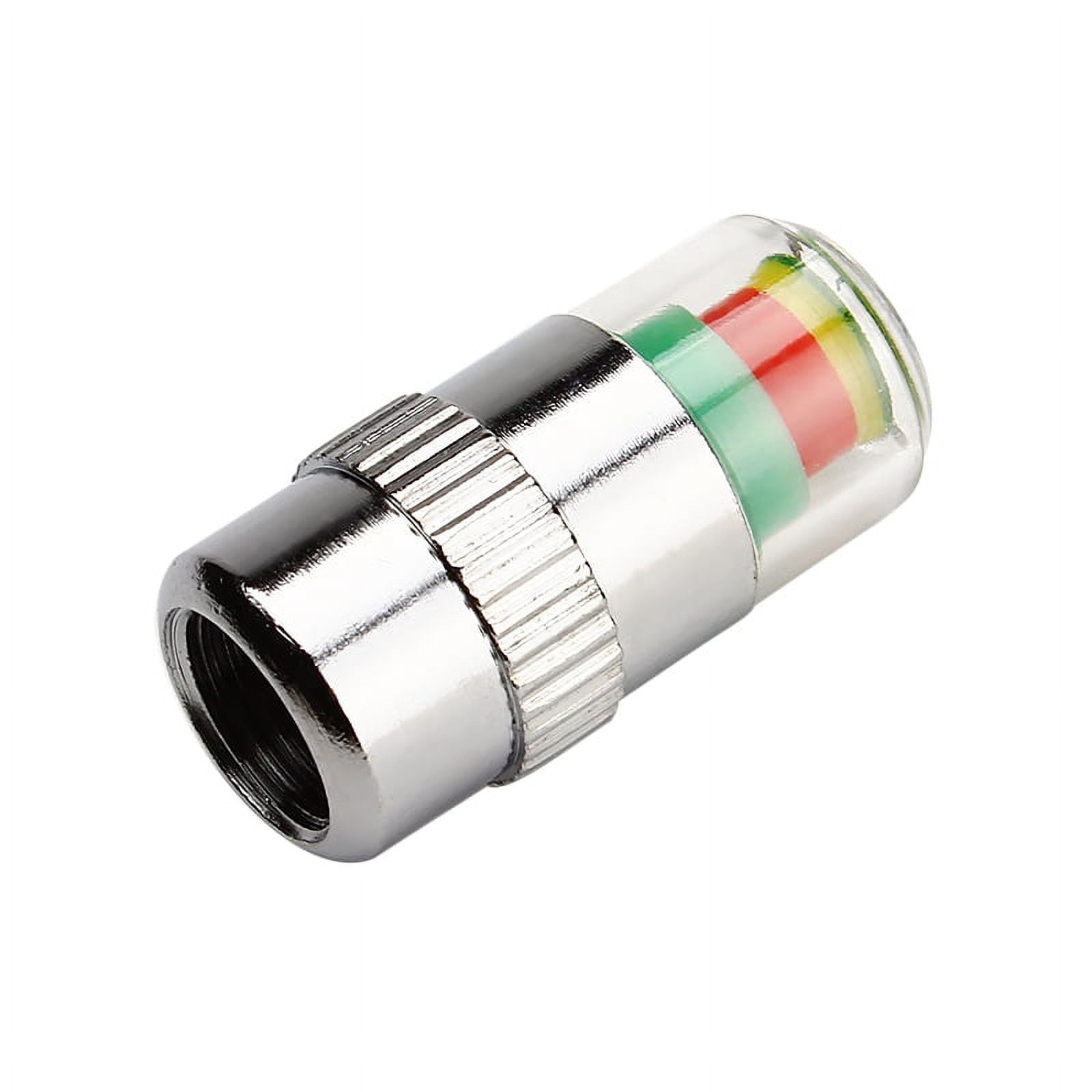 Ladcaser Car Tire Pressure Monitor Valve Stem Cap (2.0-2.3bar) For Automobiles Motorcycles Bicycles