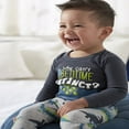 thumbnail image 3 of Pyjama Ajusté en Coton pour Tout-Petit Garçon, Ensemble 4 Pcs, Tailles 12 Mois à 5T, 3 of 14