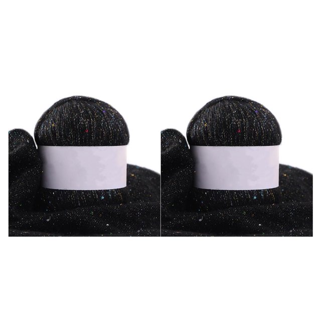 Wosthever Bufanda tejida a mano de hilo de 3 hebras para mujer, 50g, suéter, gorro, boina, gorro, calcetines ligeros de hilo para el hogar Type3 NO3