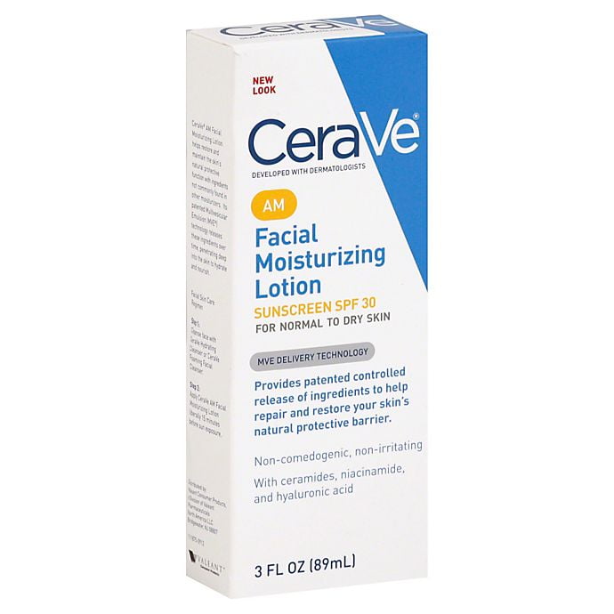 Cerave® 3 Fl. Oz. Am Facial Moisturizing Lotion Spf 30&provides