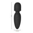 thumbnail image 2 of JM Mini masajeador de varita, pequeño masajeador de mano inalámbrico con 10 modos de vibración silenciosos, masajeador recargable de mano personal para cuello, hombro, espalda, cuerpo Electrónica, 2 of 2