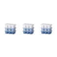 thumbnail image 4 of Wosthever Pack of 3 Ice Cubes Molds Reusable Icing Refrigerator 6-grid Supply Kitchen Homemade Leakproof with DIY Lid Club Mould Type1 NO1, 4 of 6