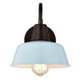 thumbnail image 4 of RADIANCE goods Industrial 1 Light Oil Rubbed Bronze Indoor Wall Sconce 9" Wide, 4 of 14