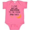 thumbnail image 3 of Inktastic I Love My Lil Brother To The Moon and Back Boys or Girls Baby Bodysuit, 3 of 5
