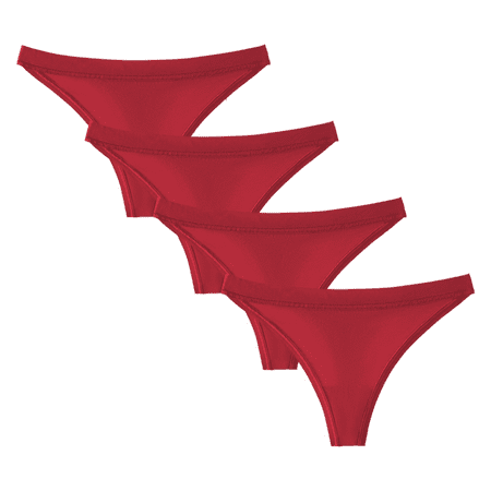 Fulorrnie Underwear for Women Plus Size Thong Comfort Seamless Panty Elastic Waist Ventilated Breathable Panties M