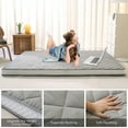 SLSY Futon Mattress, Extra Thick Padded Japanese Floor Mattress Quilted