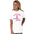 thumbnail image 5 of Cupcakes Good Idea Food Sweet Dessert Women's Graphic T Shirt Tees Brisco Brands S, 5 of 5