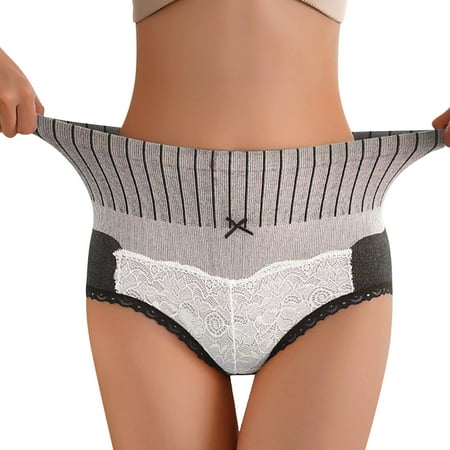 

sebtyili high waist panties women s belly corset body shaping pants women s bottom crotch lifting bowknot ladies briefs