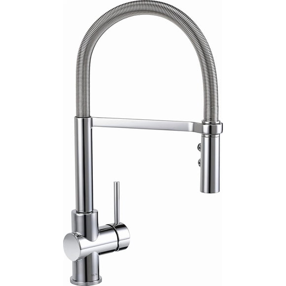 Delta Tommy Gourmet Pull-Down Kitchen Faucet – Chrome, 1.8 GPM, 360° Swivel