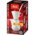 Melitta® PourOver? Porcelain Brewer 6 Cup Coffee Maker Box