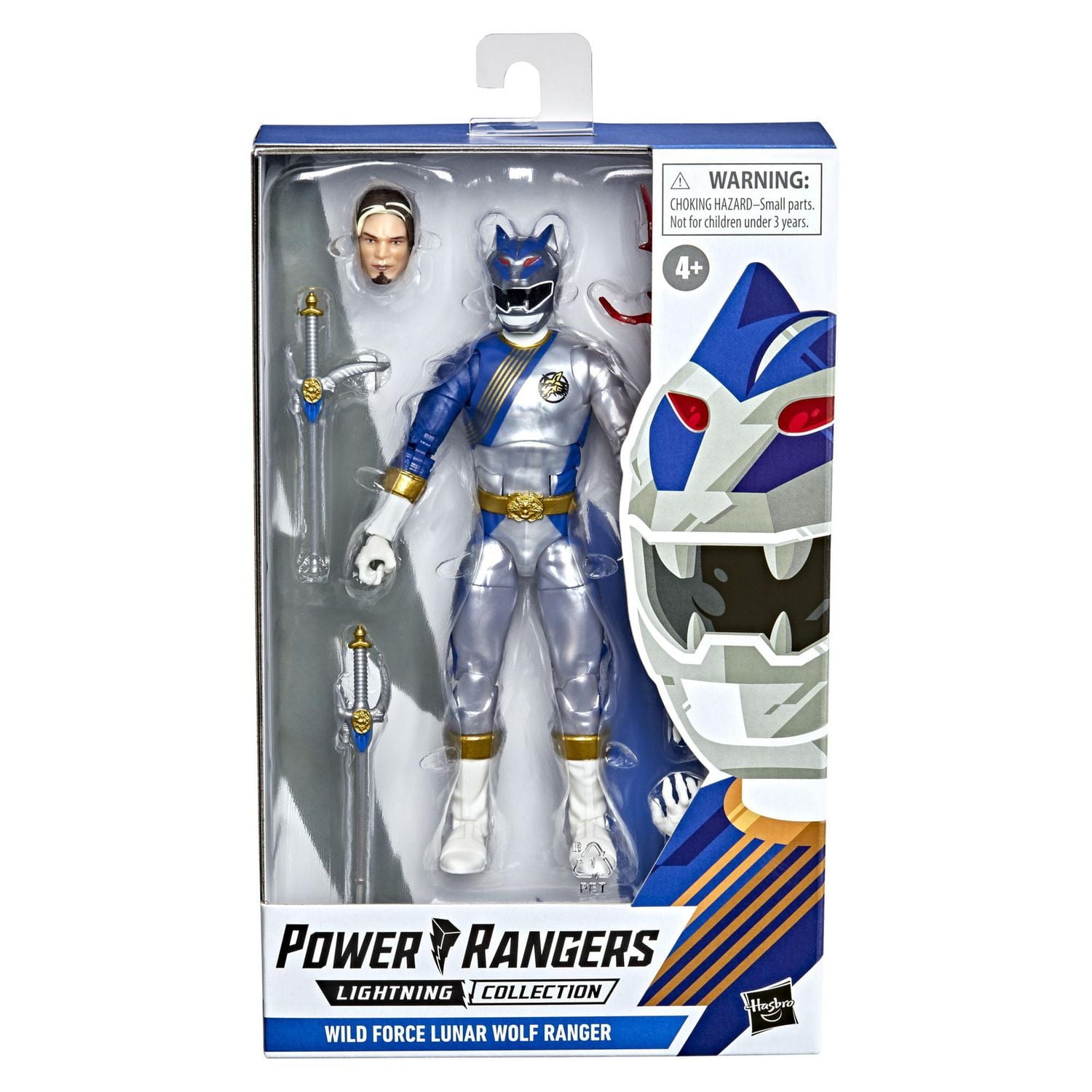 Power Rangers Lightning Collection Wild Force Lunar Wolf Ranger 6-Inch Premium Collectible Action Figure Toy Power Pop Art Packaging Variant