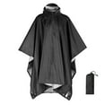 thumbnail image 2 of Impermeable con capucha de color liso para mujer,ideal para senderismo al aire libre.Chaqueta impermeable para adultos totalmente cerrada con bolsa de almacenamiento.Impermeable ligero de, 2 of 3