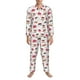 thumbnail image 3 of Fotbe Birthday Cake Pijama de Hombre con Estampado de Manga Larga, Conjunto de 2 Piezas, Ropa de Dormir Suave y Cómoda con Bolsillos-Large, 3 of 7
