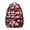Geometric Square Red, variant on Geometric Triangle Beige Pattern Backpack for School, Cute School Bag with Adjustable Shoulder Straps and Padded Back, 15.3"x11"x6.7"