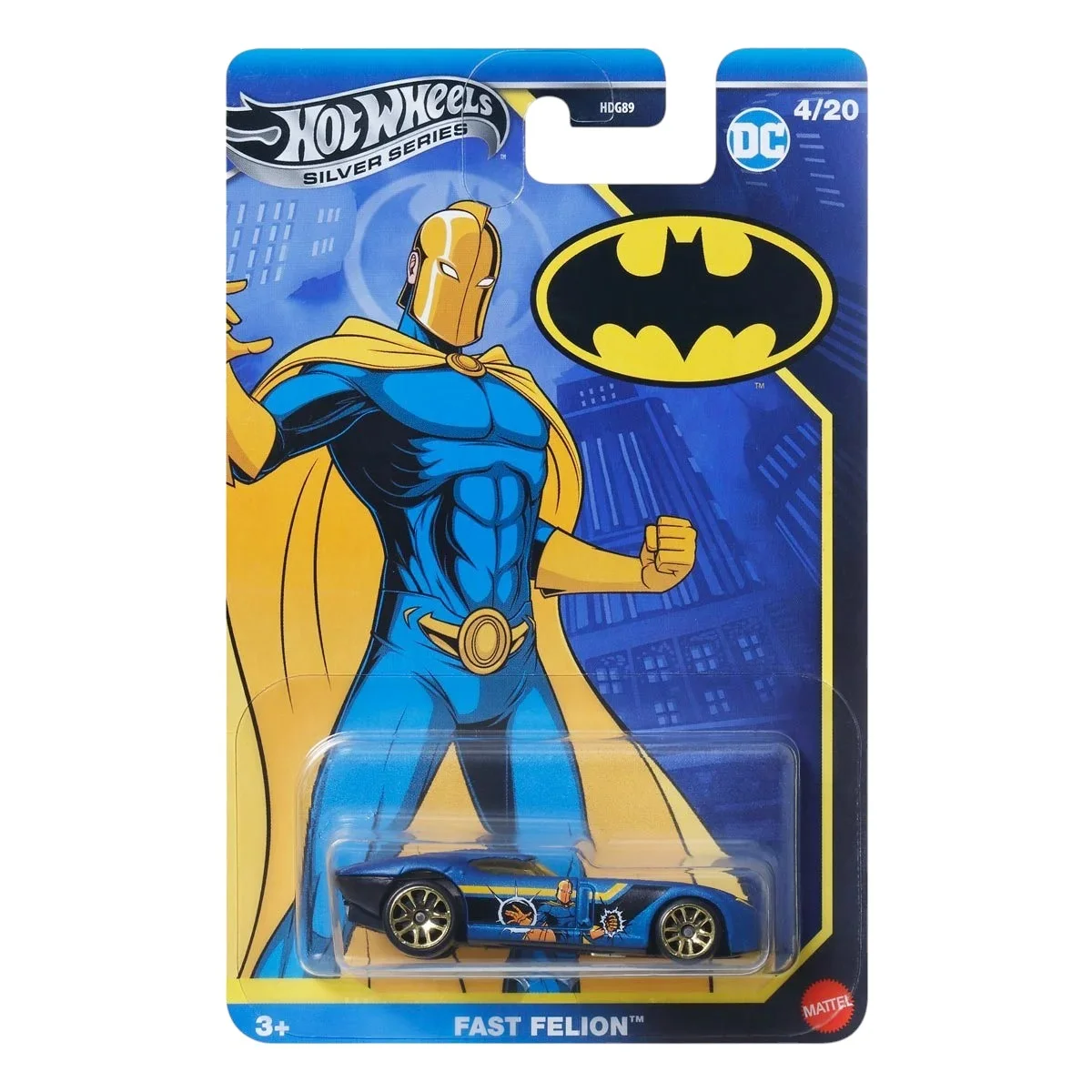 Hot Wheels DC Batman Silver Series Die-Cast Cars Collection, 5-Pack Set, Batmobile, Driftsta, Fast Felion, Flight '03