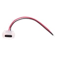 thumbnail image 4 of KLKCMS Type C Female Chassis 2 Pin Wire Sturdy Compact Accessories Solder Replaces clear without light, 4 of 9