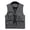 Gray, variant on Men's Multi-Pocket Outdoor Vest Detachable Back Zippered Sleeveless Jacket All Season