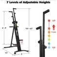 thumbnail image 3 of Vertical Climber Stepper Machine Folding Indoor Exercise Fitness Machine Climbing Stair Stepper for Office Home Gym, 3 of 7