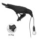 thumbnail image 1 of Aplique de pared para el hogar, resina, pájaro, lámpara de pared, sala de estar, lámpara de enchufe E14, pájaro a la izquierda, negro, enchufe de EE. UU., Luz de pared tholdsy HA003392-09B, 1 of 7