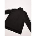 thumbnail image 4 of Adidas Boys' Zip Front Iconic Tricot Jacket, Black ADI, Large, 4 of 10