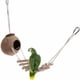thumbnail image 1 of Nido de pájaro de coco Natural, jaula de pájaro de coco, nido de pájaro Natural con escalera, loro aviario de coco, 1 of 5