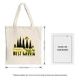 thumbnail image 3 of Stylish Tote Bag with Natural Design: Features Stylized Trees & Wind Turbines Bold ' The Best Green ' Text Perfect for Eco-Friendly Shopping, 3 of 4
