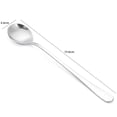 thumbnail image 1 of Cuchara Cuchara de hielo de acero inoxidable con mango largo cucharas de té y café vajilla de cocina para el hogar Sywqhk Libre de BPA, 1 of 6