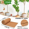 thumbnail image 2 of ZeeDix 4 Pack 16 x 118in Natural Coco Liner Roll for Flower Pot Basket Liner, Garden Decoration, Pet Pad Reptile Carpet, 2 of 7