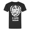 thumbnail image 1 of Star Wars Mens C-3PO Crest T-Shirt, 1 of 3