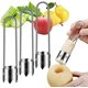 thumbnail image 1 of Descorazonador de frutas y verduras de acero inoxidable 304 de HeeHom, herramienta para quitar semillas, cortador de pimientos eficiente para ensaladas de cocina., 1 of 5
