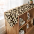 thumbnail image 4 of Leopard Printed Table Runner Linen Burlap Table Runner 72 Inches Long Modern Animal Fur Patterns Dresser Scarves for Kitchen Island Coffee Dining Room Party Wedding Banquet Holiday Decoration 13"x72", 4 of 8