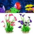 thumbnail image 4 of Visland Artificial Water Plants with Sturdy Base Realistic Looking Vibrant Color Simulation Plants Model Ornament Aquarium Water Fake Plant, 4 of 8