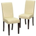 thumbnail image 2 of Flash Furniture 2 Pk. Ivory LeatherSoft Parsons Chair, 2 of 13