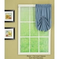thumbnail image 4 of Today's Curtain , Rideau Festonné d'Orléans, Insert d'Éventail Bleu, 30 Pouces L x 40 Pouces H, Bleu, 4 of 4