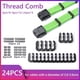 thumbnail image 1 of Peine Para Cables 24 Peines De Cable De 6/8/24 Pines Para Cableado De Cables De Alimentación De Pc De 3,0-3,6 Mm (Negro), 1 of 6