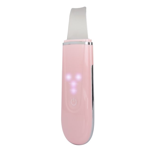 Depurador ultrasónico de la piel eliminación de espinillas y espinillas instrumento limpiador de vibración de poros faciales rosa