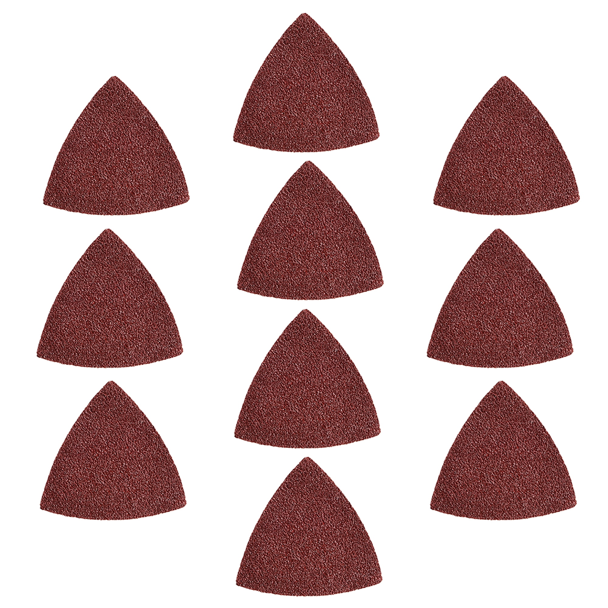 Triangle Detail Sander Sandpaper, Sanding Paper, Sander Pads Sheet Assorted, 6 Hole 400 Grits 10pcs
